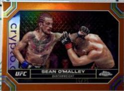 Sean O'Malley 2024 Topps Chrome UFC Base #173 Orange Refractor