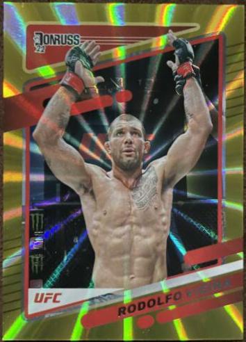 Rodolfo Vieira 2022 Panini Donruss UFC Base #130 Gold