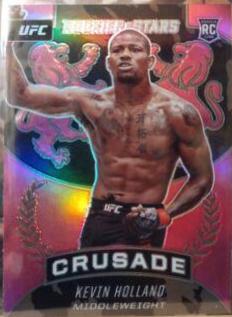 Kevin Holland 2021 Panini Chronicles UFC Base Crusade #224 Pink