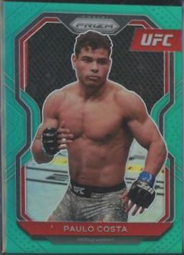 Paulo Costa 2021 Panini Prizm UFC Base #69 Teal