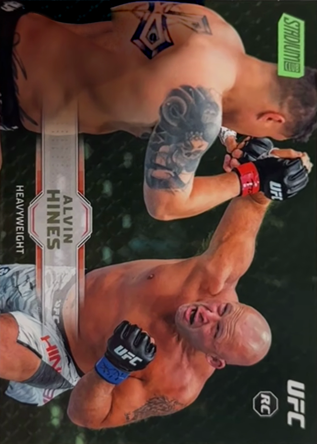 Alvin Hines 2026 Topps Stadium Club UFC Base #192 Lime Green
