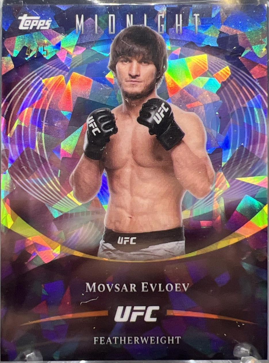 Movsar Evloev 2026 Topps Midnight UFC Base #97 Daybreak