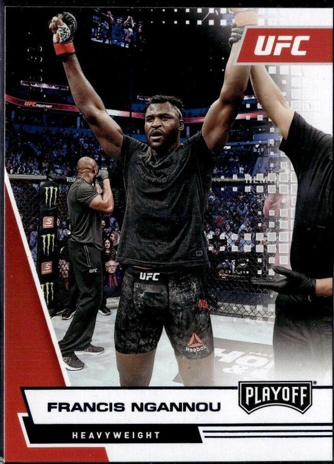 Francis Ngannou 2021 Panini Chronicles UFC Base Prestige #79 Purple