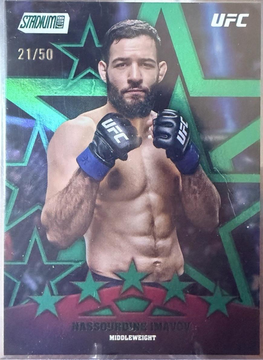 Nassourdine Imavov 2025 Topps Stadium Club UFC Special Forces #SF-30 Green