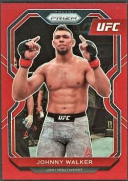 Johnny Walker 2021 Panini Prizm UFC Base #15 Red