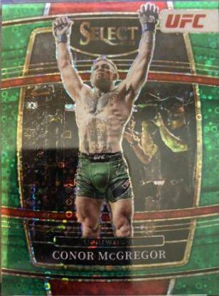 Conor McGregor 2022 Panini Select UFC Octagonside #267 Green Disco
