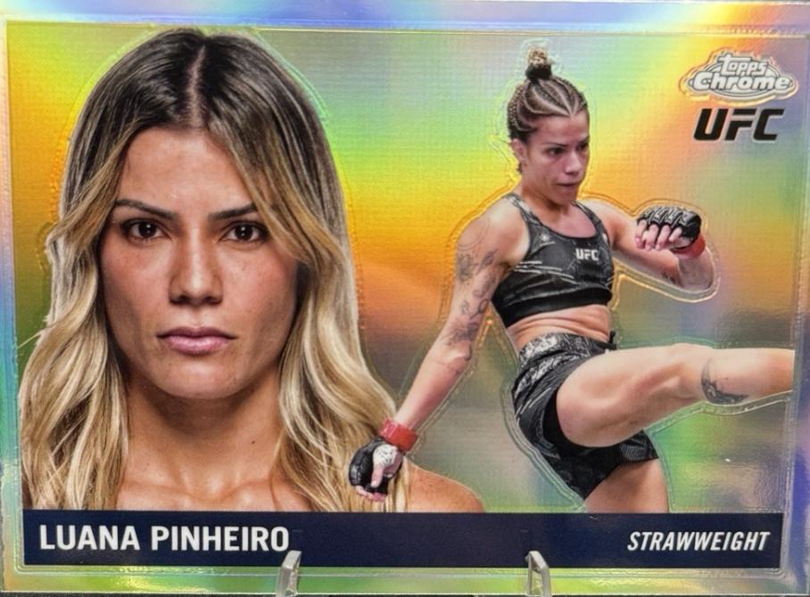 Luana Pinheiro 2025 Topps Chrome UFC 1955 Topps #55T-22 Refractor