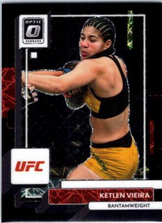 Ketlen Vieira 2023 Panini Donruss Optic UFC Base #42 Black Velocity
