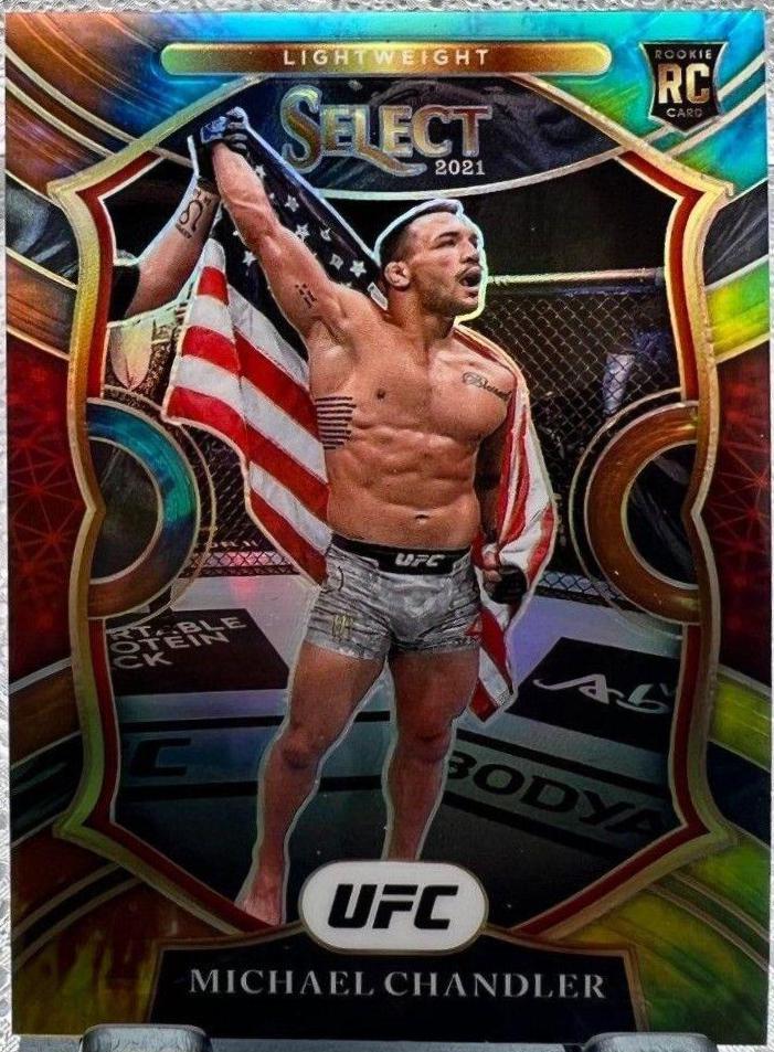 Michael Chandler 2021 Panini Select UFC Octagonside #222 Tie Dye