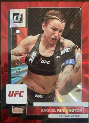 Raquel Pennington 2023 Panini Donruss UFC Base #147 Red Laser