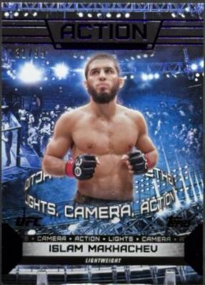 Islam Makhachev 2024 Topps Knockout UFC Action (Lights, Camera, Action) #ACT-1 Purple