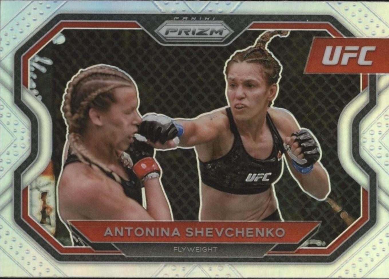 Antonina Shevchenko 2021 Panini Prizm UFC Base #192 Silver