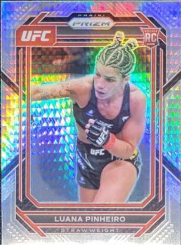 Luana Pinheiro 2023 Panini Prizm UFC Base #170 Hyper