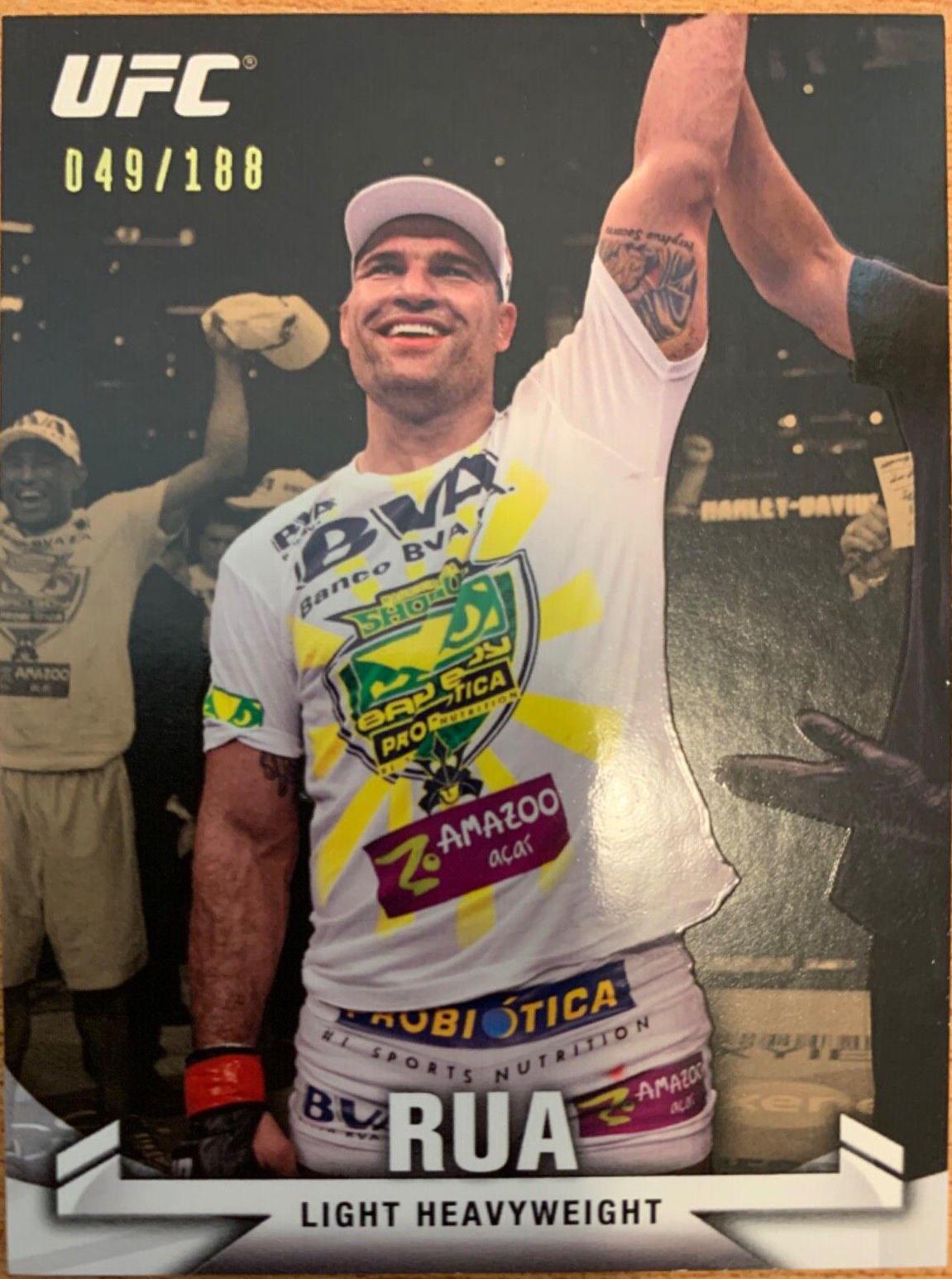 Mauricio Rua 2013 Topps UFC Knockout Base #40 Gold