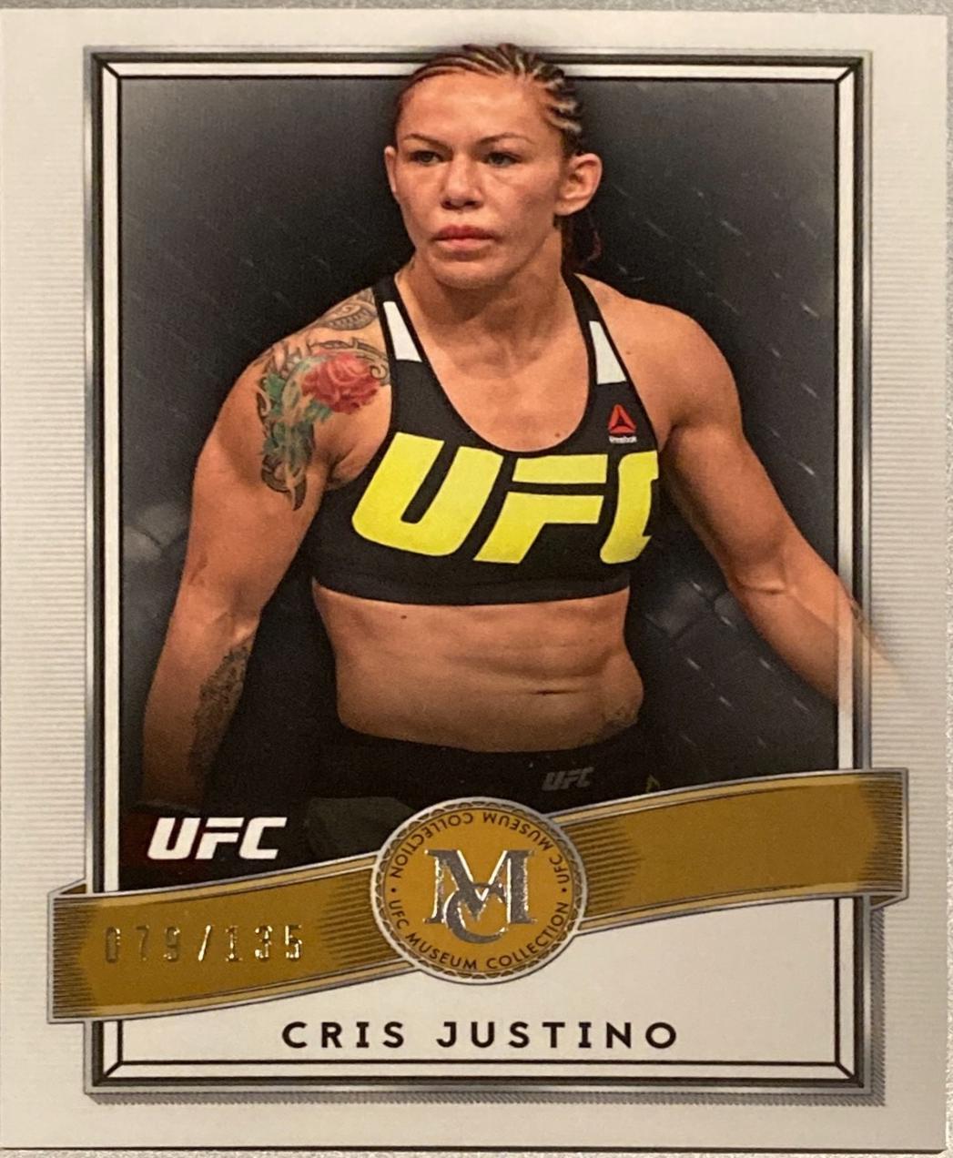 Cris Justino 2016 Topps UFC Museum Collection Base #16 Copper