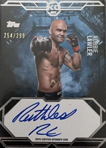Robbie Lawler 2025 Topps Knockout UFC Knockout Autographs #KA-RL Red