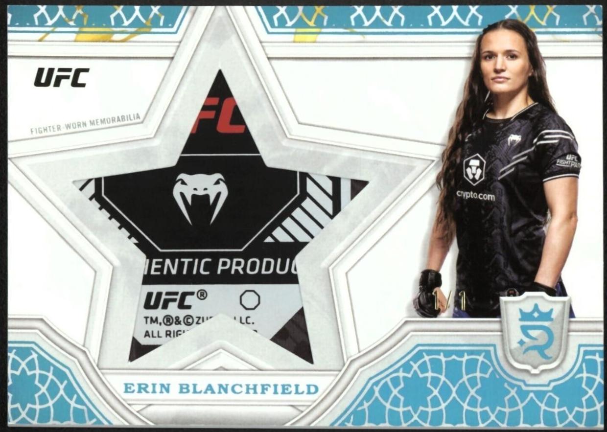 Erin Blanchfield 2024 Topps Royalty UFC Star Relics #SRR-31 Platinum