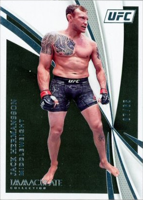 Jack Hermansson 2021 Panini Immaculate UFC Base #67 Platinum