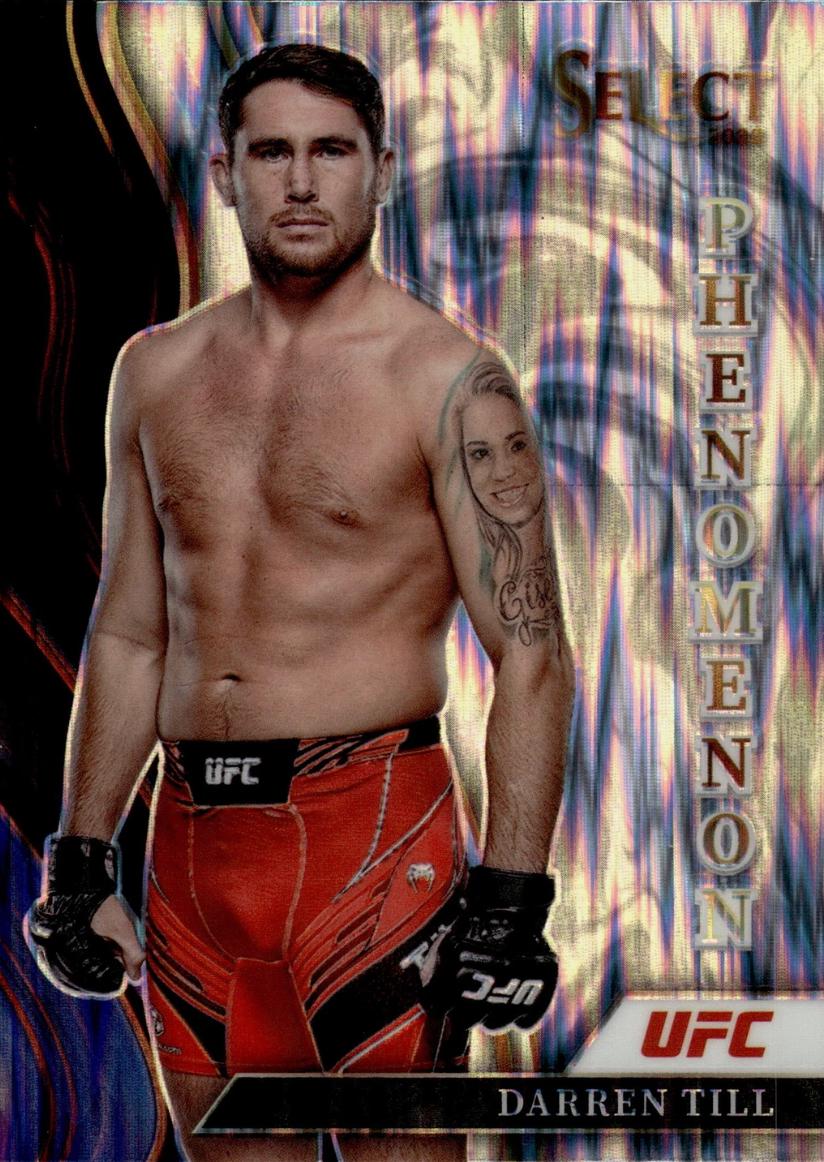 Darren Till 2022 Panini Select UFC Phenomenon #3 Flash