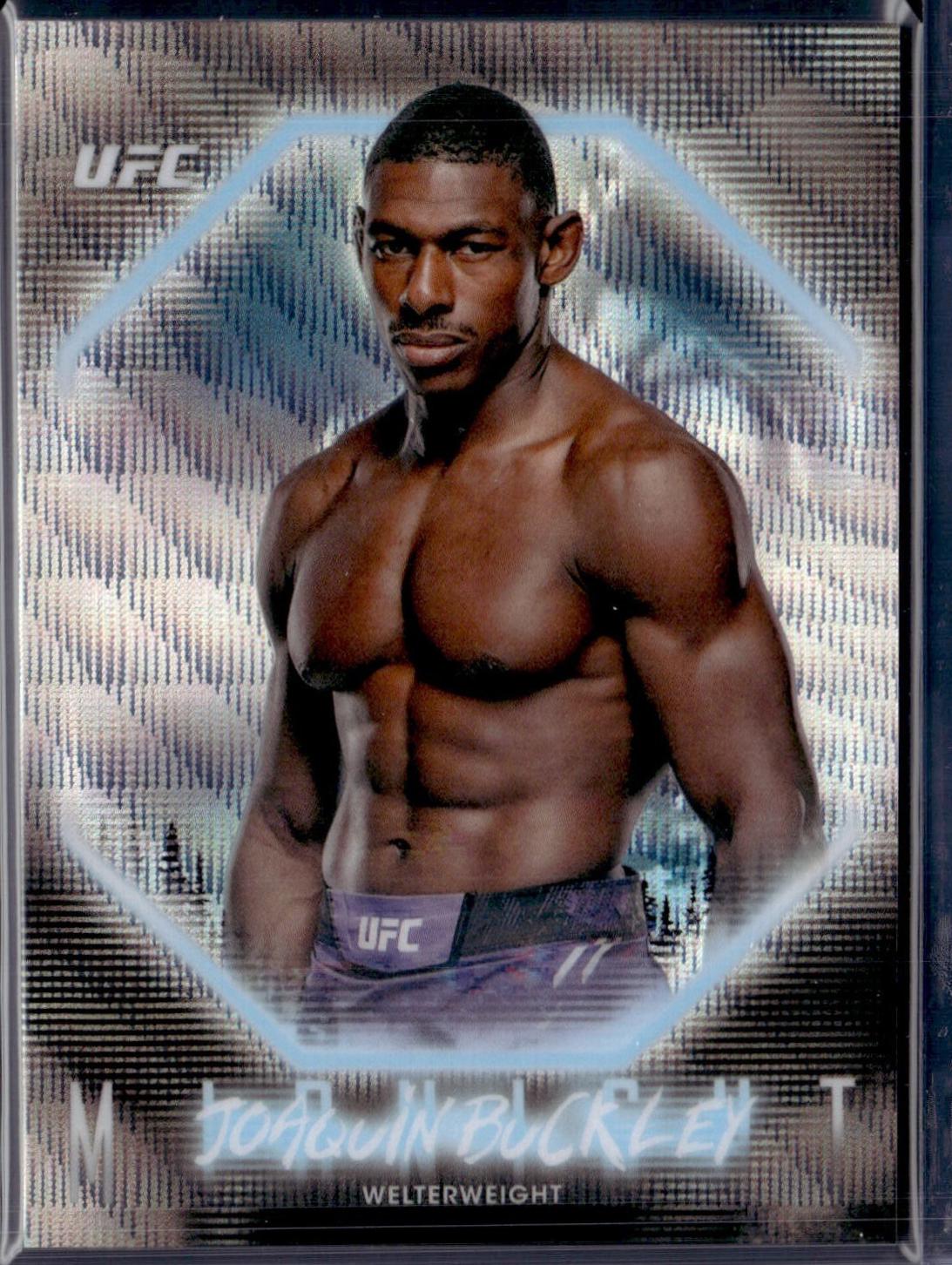 Joaquin Buckley 2025 Topps Midnight UFC Base #56 Moon Beam