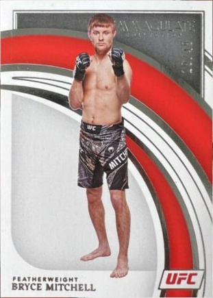 Bryce Mitchell 2022 Panini Immaculate UFC Base #11 Platinum