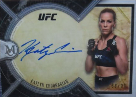 Katlyn Cerminara 2018 Topps UFC Museum Collection Museum Autographs #MA-KC Ruby