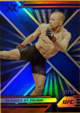 Georges St-Pierre 2022 Panini Chronicles UFC Base XR #287 Platinum