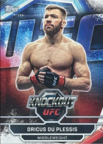 Dricus Du Plessis 2026 Topps Knockout UFC Base #9 Emerald