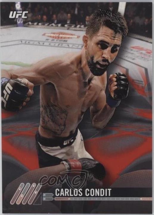 Carlos Condit 2017 Topps UFC Knockout Base #47 Red