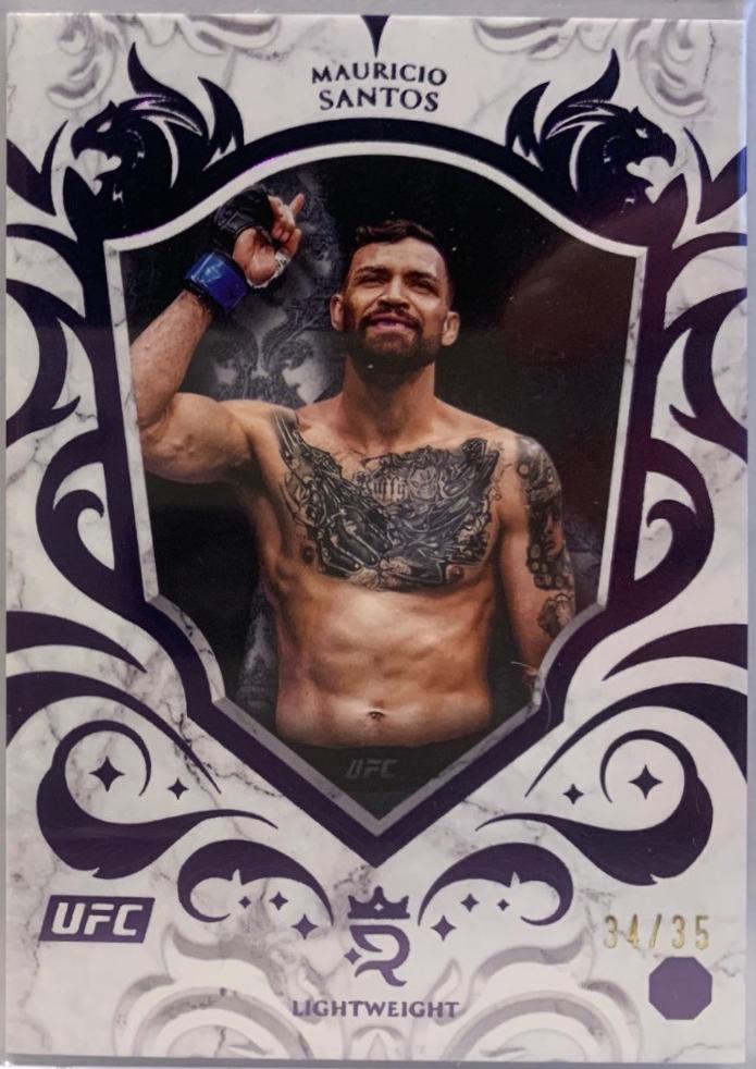 Mauricio Ruffy 2025 Topps Royalty UFC Base #90 Purple