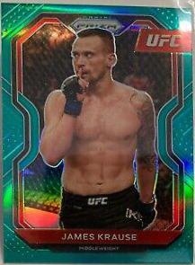 James Krause 2021 Panini Prizm UFC Base #34 Teal