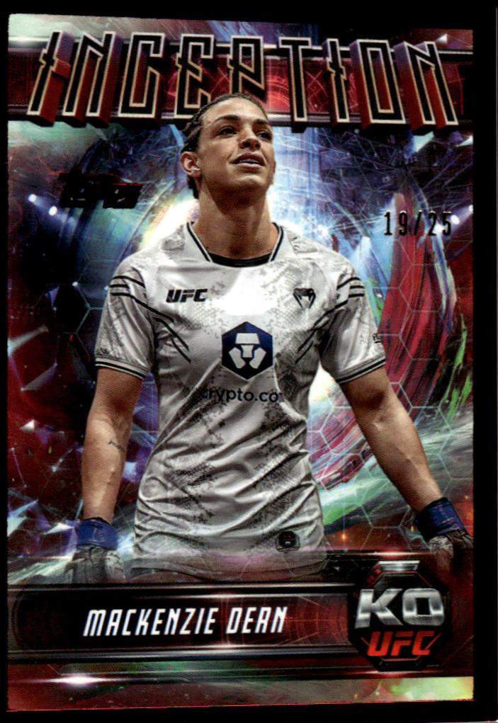 Mackenzie Dern 2025 Topps Knockout UFC Inception #IN-57 Red