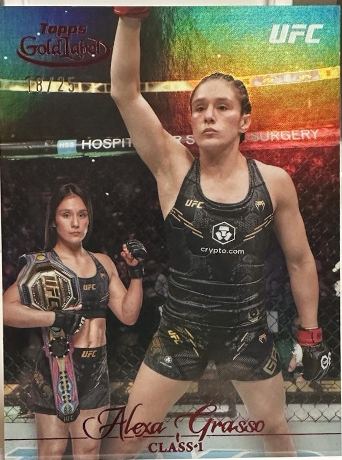 Alexa Grasso 2024 Topps Gold Label UFC Base Class I #20 Red