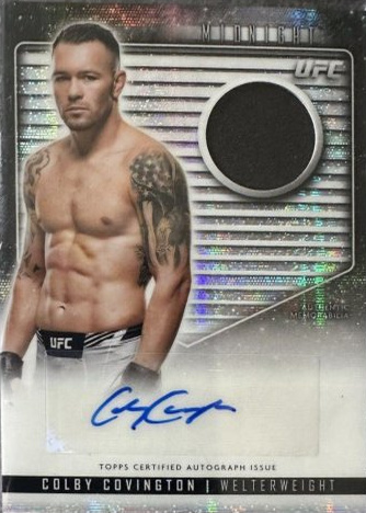 Colby Covington 2024 Topps Midnight UFC Relic Autographs #RCA-CCO Daybreak
