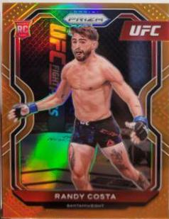 Randy Costa 2021 Panini Prizm UFC Base #89 Orange