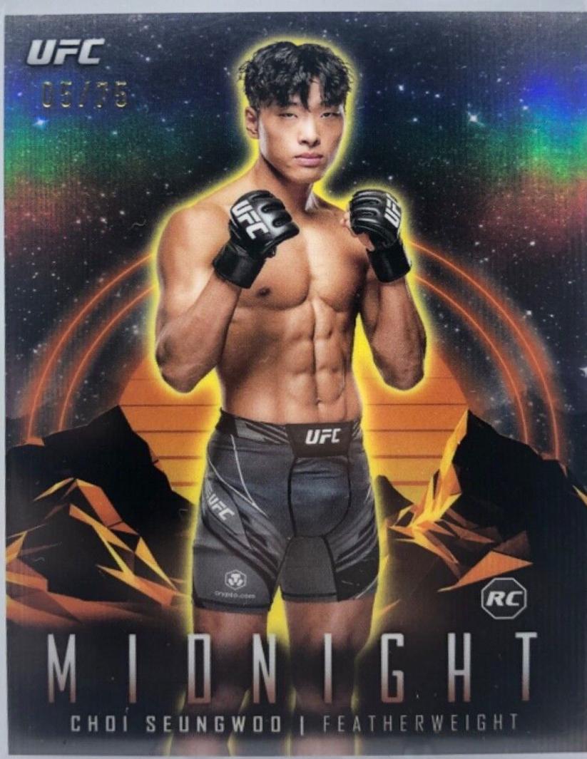 SeungWoo Choi 2024 Topps Midnight UFC Base #79 Dusk