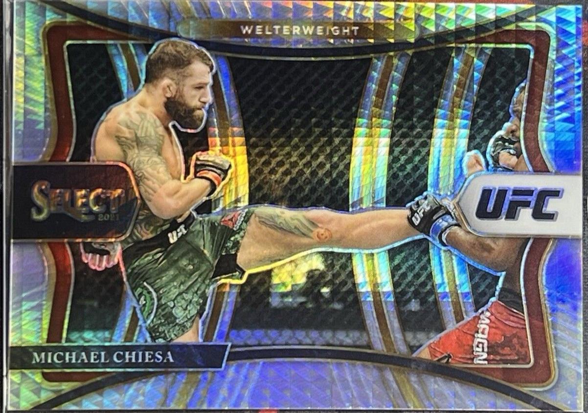 Michael Chiesa 2021 Panini Select UFC Premier Level #185 Lucky Envelopes