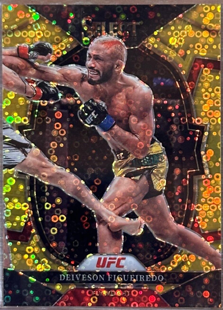 Deiveson Figueiredo 2023 Panini Select UFC Concourse #52 Gold Disco