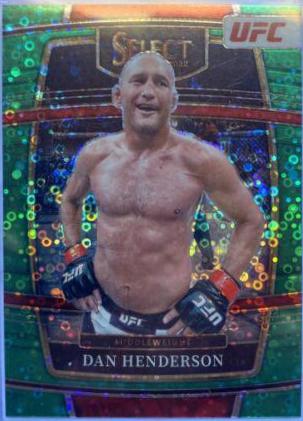 Dan Henderson 2022 Panini Select UFC Concourse #32 Green Disco