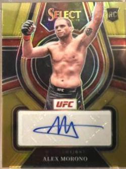 Alex Morono 2022 Panini Select UFC Rookie Signatures #6 Gold