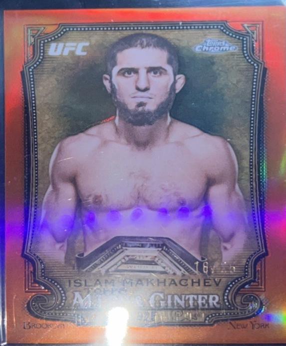 Islam Makhachev 2025 Topps Chrome UFC Allen & Ginter #AAG-28 Orange