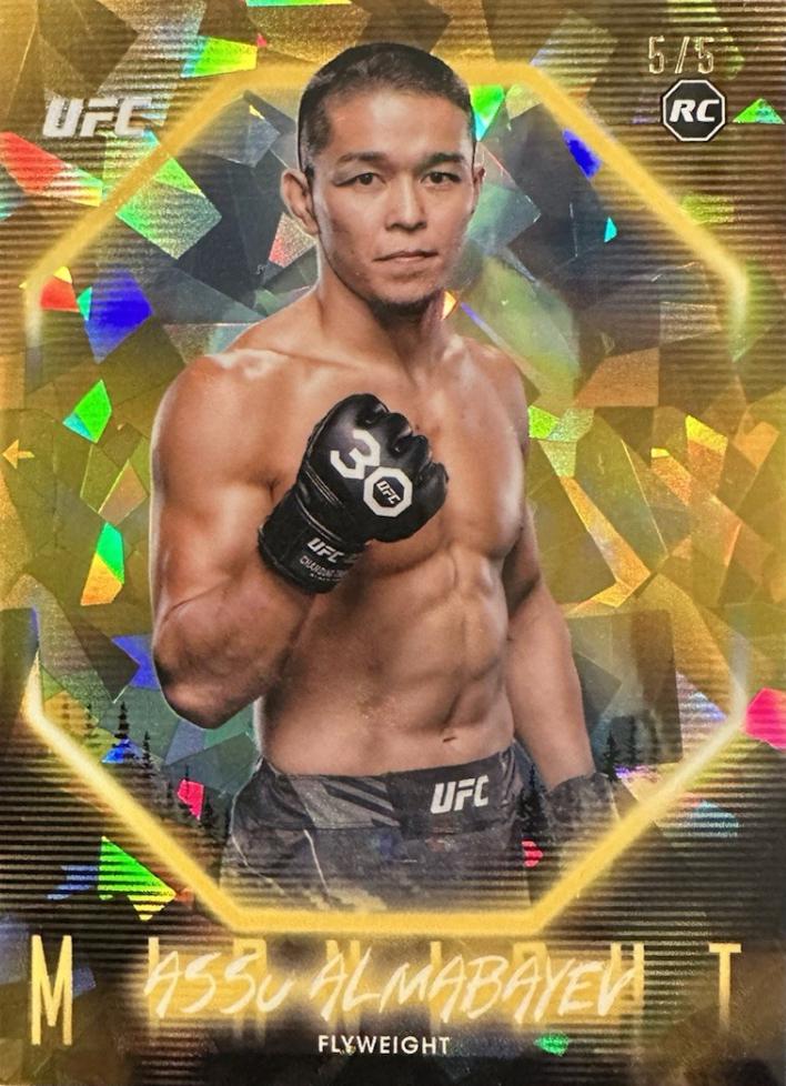 Assu Almabayev 2025 Topps Midnight UFC Base #46 Daybreak
