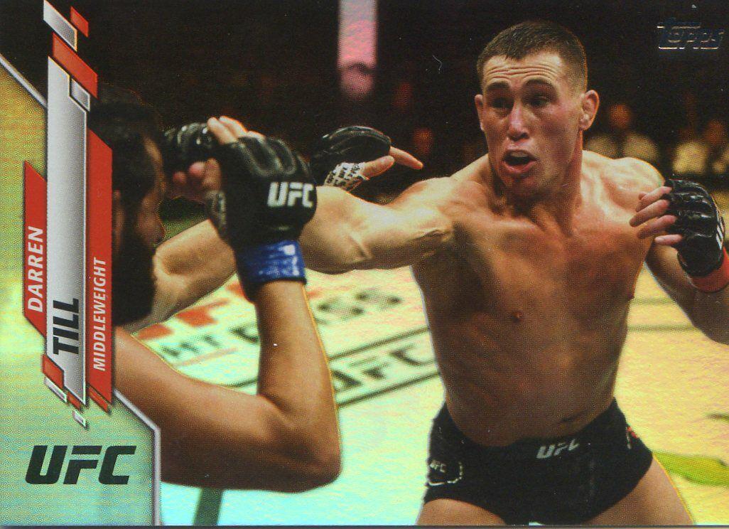 Darren Till 2020 Topps UFC Base #25 Rainbow Foil
