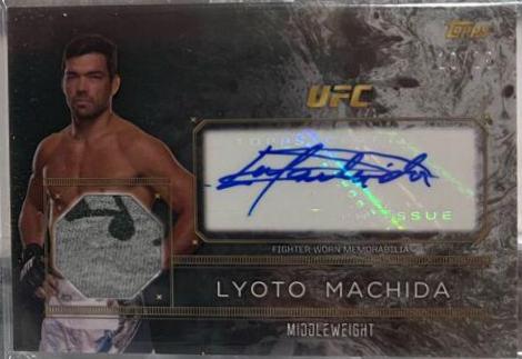 Lyoto Machida 2016 Topps UFC Top of the Class Top of the Class Autograph Relic #TCAR-LM Silver