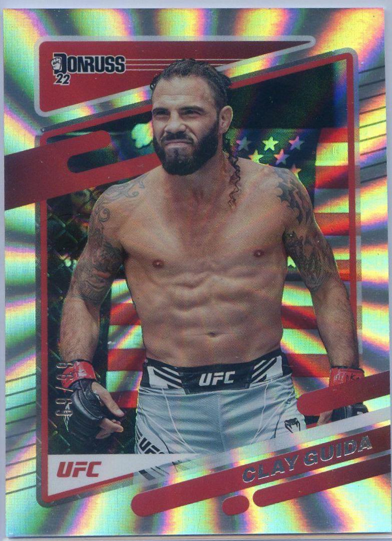Clay Guida 2022 Panini Donruss UFC Base #111 Laser