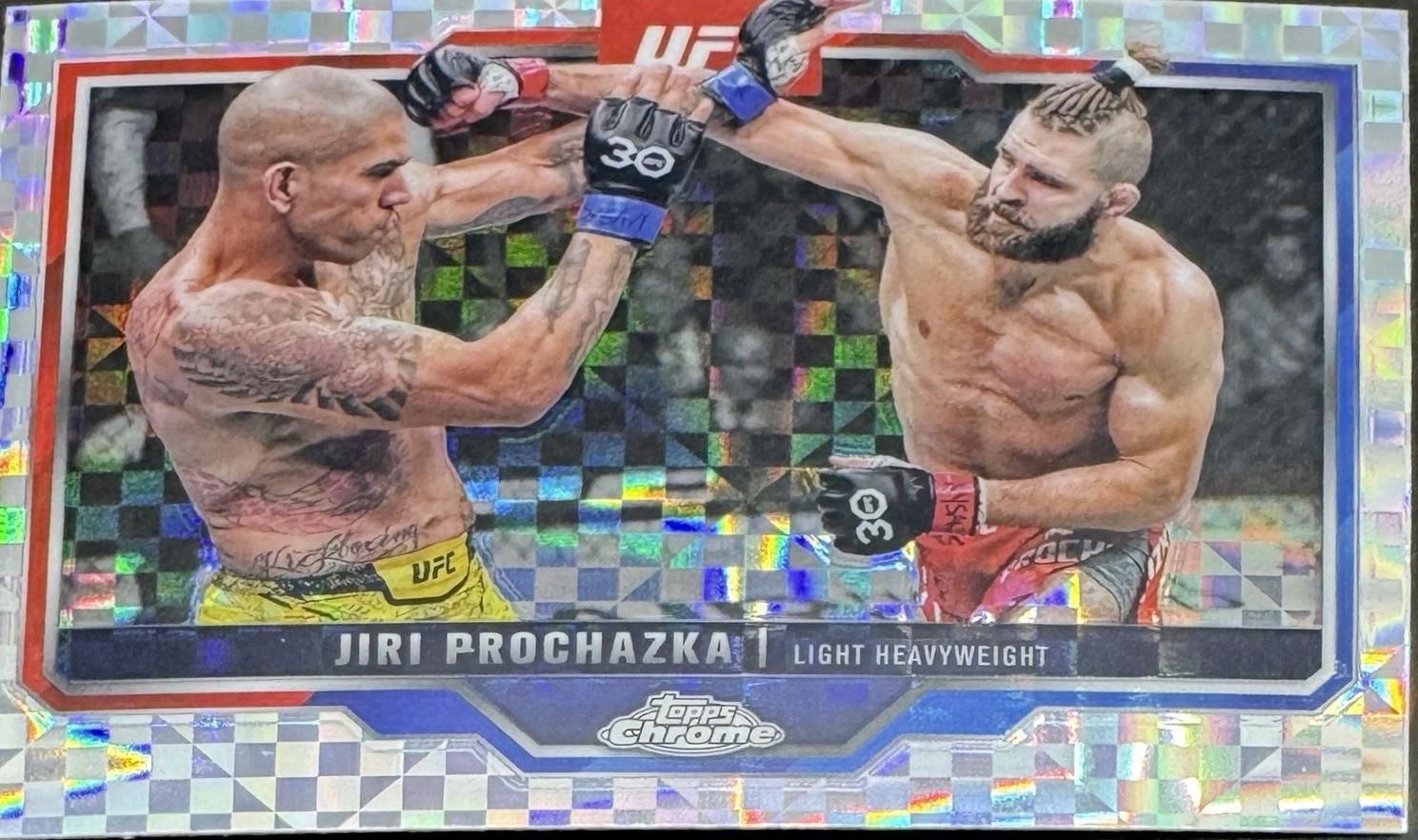 Jiri Prochazka 2025 Topps Chrome UFC Base #70 X-Fractor
