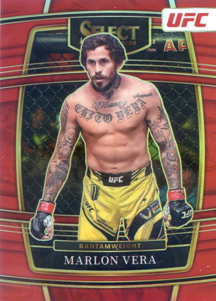 Marlon Vera 2022 Panini Select UFC Concourse #36 Red