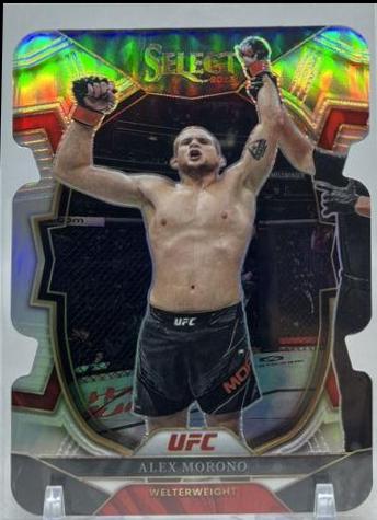 Alex Morono 2023 Panini Select UFC Concourse #18 Silver Die Cut
