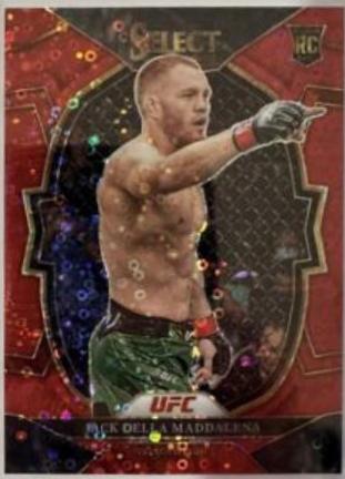 Jack Della Maddalena 2023 Panini Select UFC Concourse #16 Red Disco