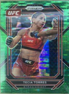 Tecia Pennington 2023 Panini Prizm UFC Base #128 Green Pulsar